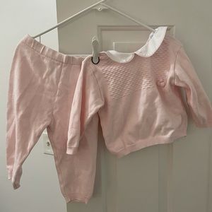 Baby sweater and pants set size 12 months